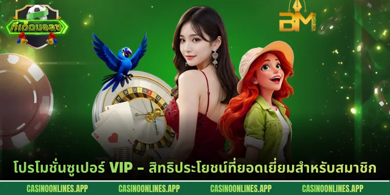 โปรโมชั่นซูเปอร์ VIP - สิทธิประโยชน์ที่ยอดเยี่ยมสำหรับสมาชิก