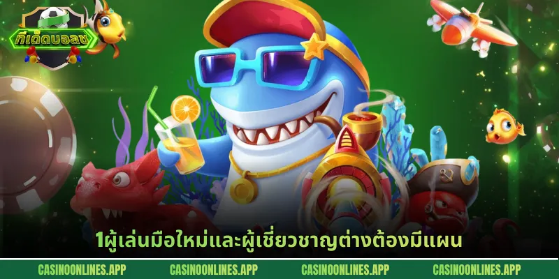 ผู้เล่นมือใหม่และผู้เชี่ยวชาญต่างต้องมีแผน